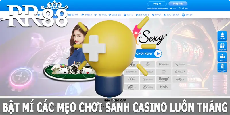 Bật mí các mẹo giải trí game casino RR88 luôn chiến thắng