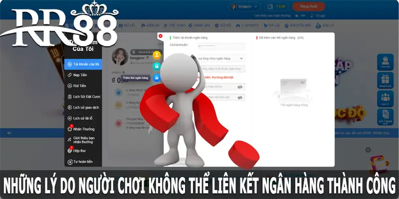 Những lý do người chơi không thể liên kết thành công