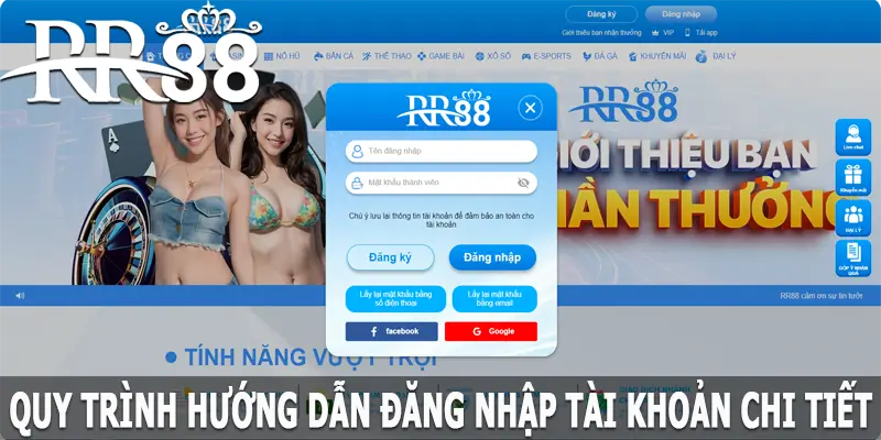 Quy trình đăng nhập RR88 - Hướng dẫn chi tiết