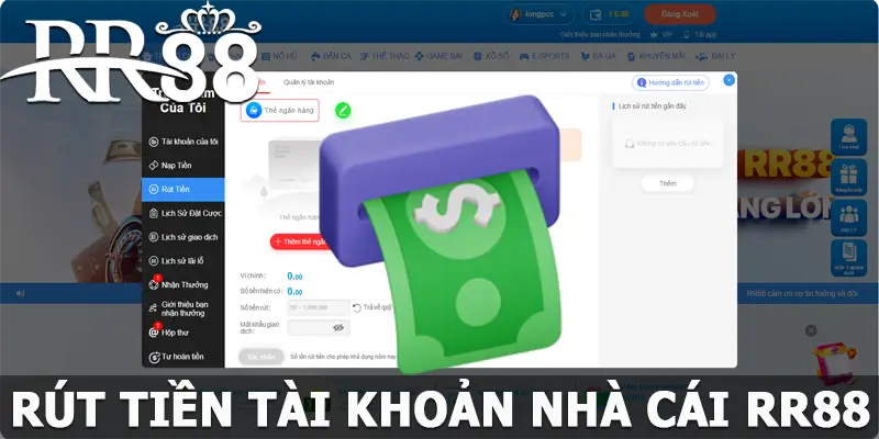Rút Tiền RR88 – Đa Dạng Các Phương Thức Thanh Toán